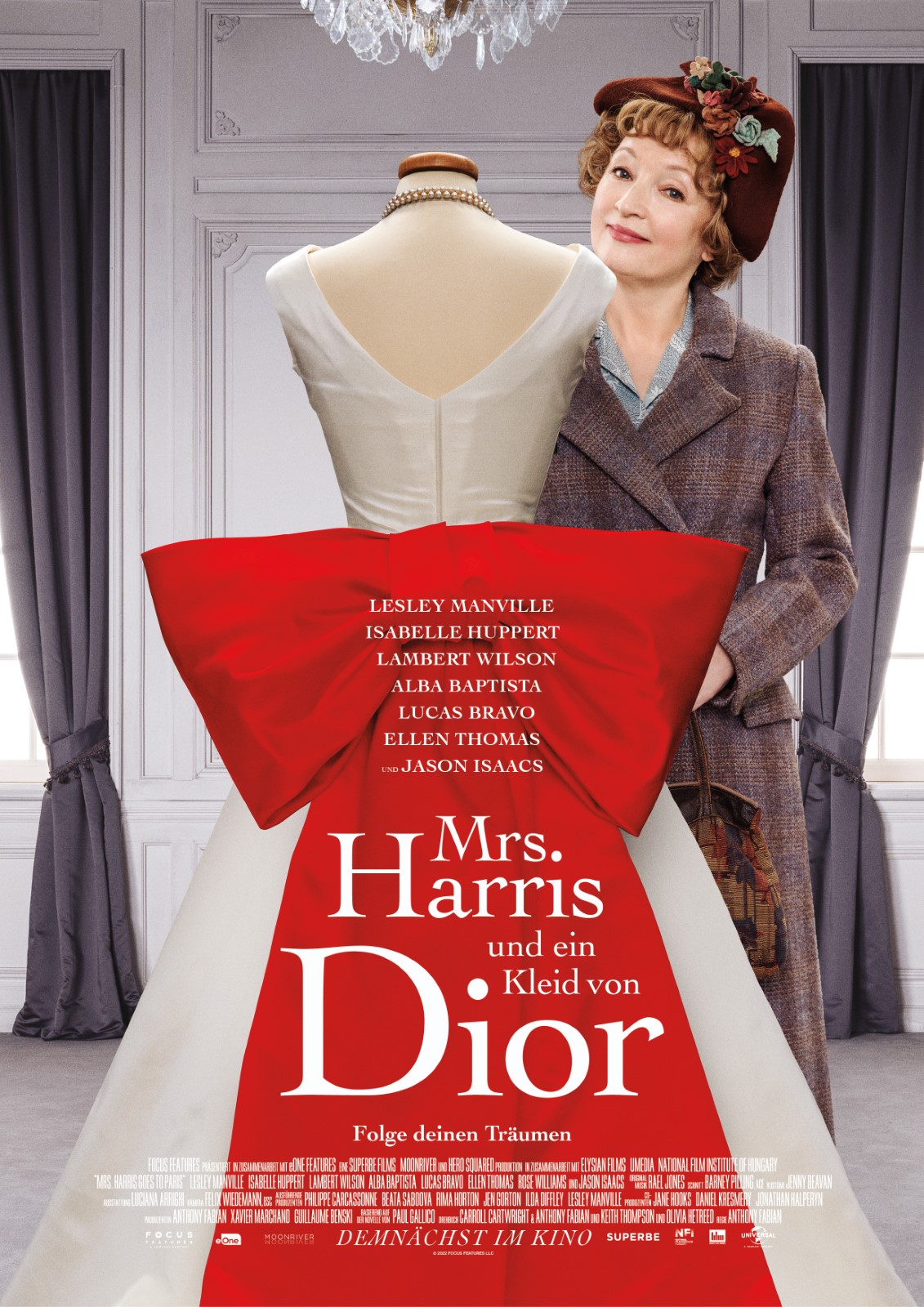 Foto Kinocafé</br>
Mrs. Harris und ein Kleid von Dior